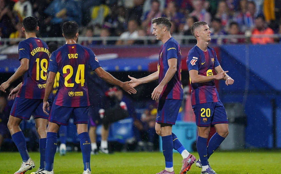 有了极大提, 巴塞罗那对